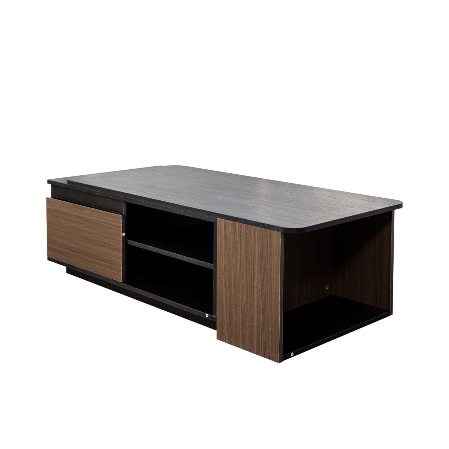 Versatile Extendable Wood Coffee Table with Adjustable Length & Dual Storage Drawers for Modern Living Rooms New Era Fashion LLc