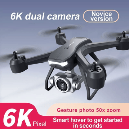2026 Professional Drone 6K HD Dual Camera Wifi FPV Portable RC Quadcopter 2 BATTERY,Drones suitable for adults/beginners.Logistics is randomly sent by UPS/UNI/USPS/.GOFO New Era Fashion LLc
