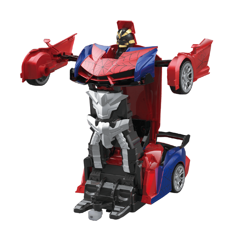 Transforming Remote Control Car Robot, R/C Car Toy, One-Button Deformation, Children's Day Gifts, 1:18 Scale 360°Rotating Drifting, Toys Suitable for Kids Over 3+ Years Old, Educational Toy, Birthday New Era Fashion LLc
