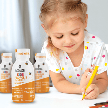Kids Propolis Immune DayTime Shot - Probiotic, 50 ml x 12 New Era Fashion LLc