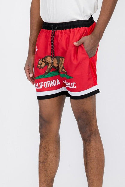 California CA Bear Swim Trunks Board Shorts New Era Fashion LLc
