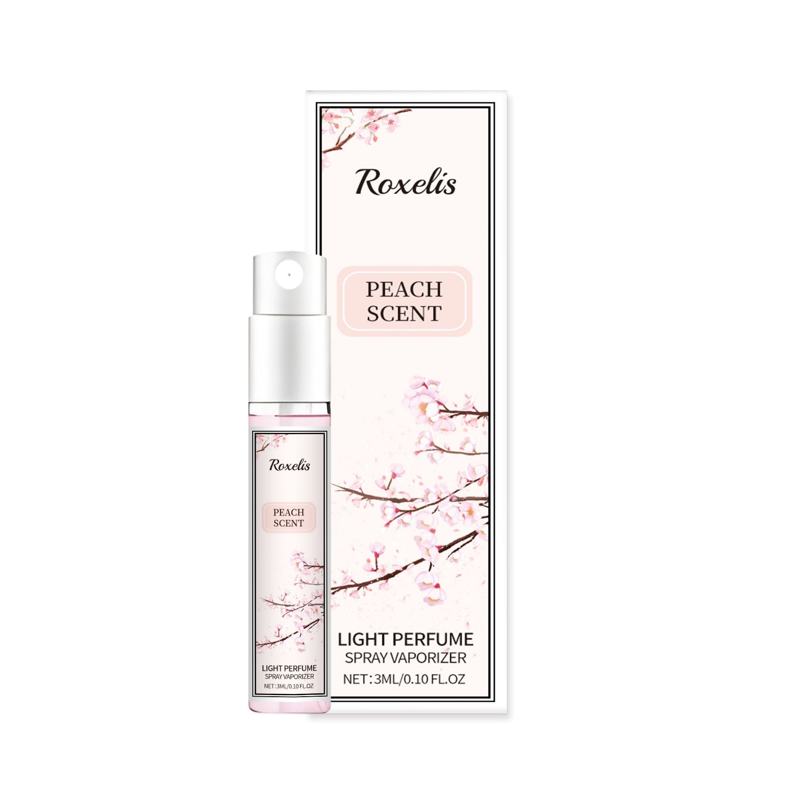 Roxelis Peach Perfume Spray Fresh Fruit Lasting Fragrance Light Elegant Fresh Fruit Fragrance Charm Perfume Spray New Era Fashion LLc