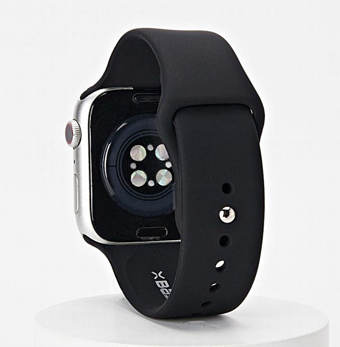 White Silicone Watch Band Made for Apple Watch - Large (42/44/45/49mm) New Era Fashion LLc