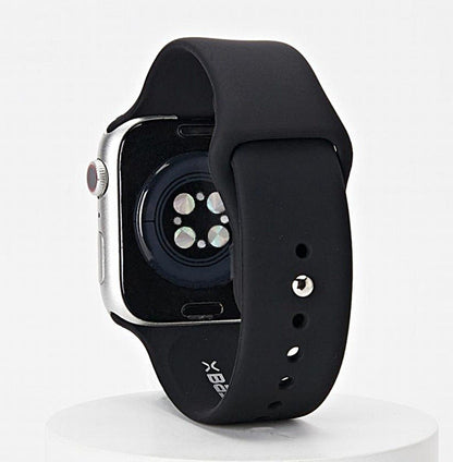 White Silicone Watch Band Made for Apple Watch - Large (42/44/45/49mm) New Era Fashion LLc