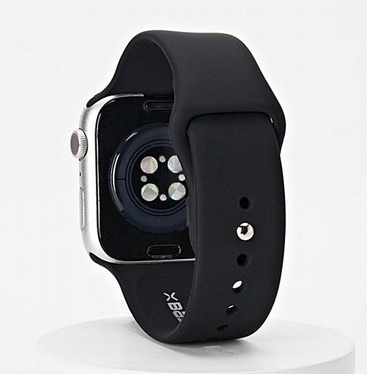 White Silicone Watch Band Made for Apple Watch - Large (42/44/45/49mm) New Era Fashion LLc