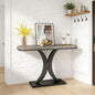 Compact Console Table,Modern Industrial Style Entryway Foyer Table,Sturdy Sofa Table New Era Fashion LLc