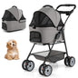 3 in 1 Pet Stroller with Removable Carrier up to 33 lbs New Era Fashion LLc