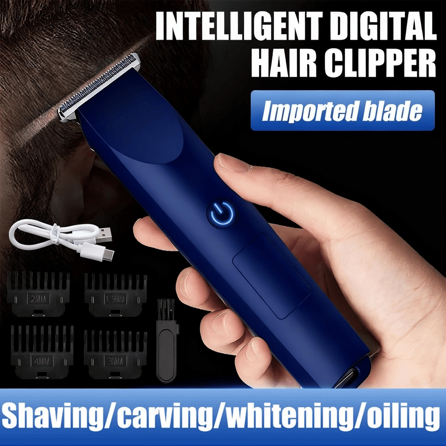 Professional Hair Clippers Trimmer Cutting Beard Cordless Barber Shaving Machine New Era Fashion LLc