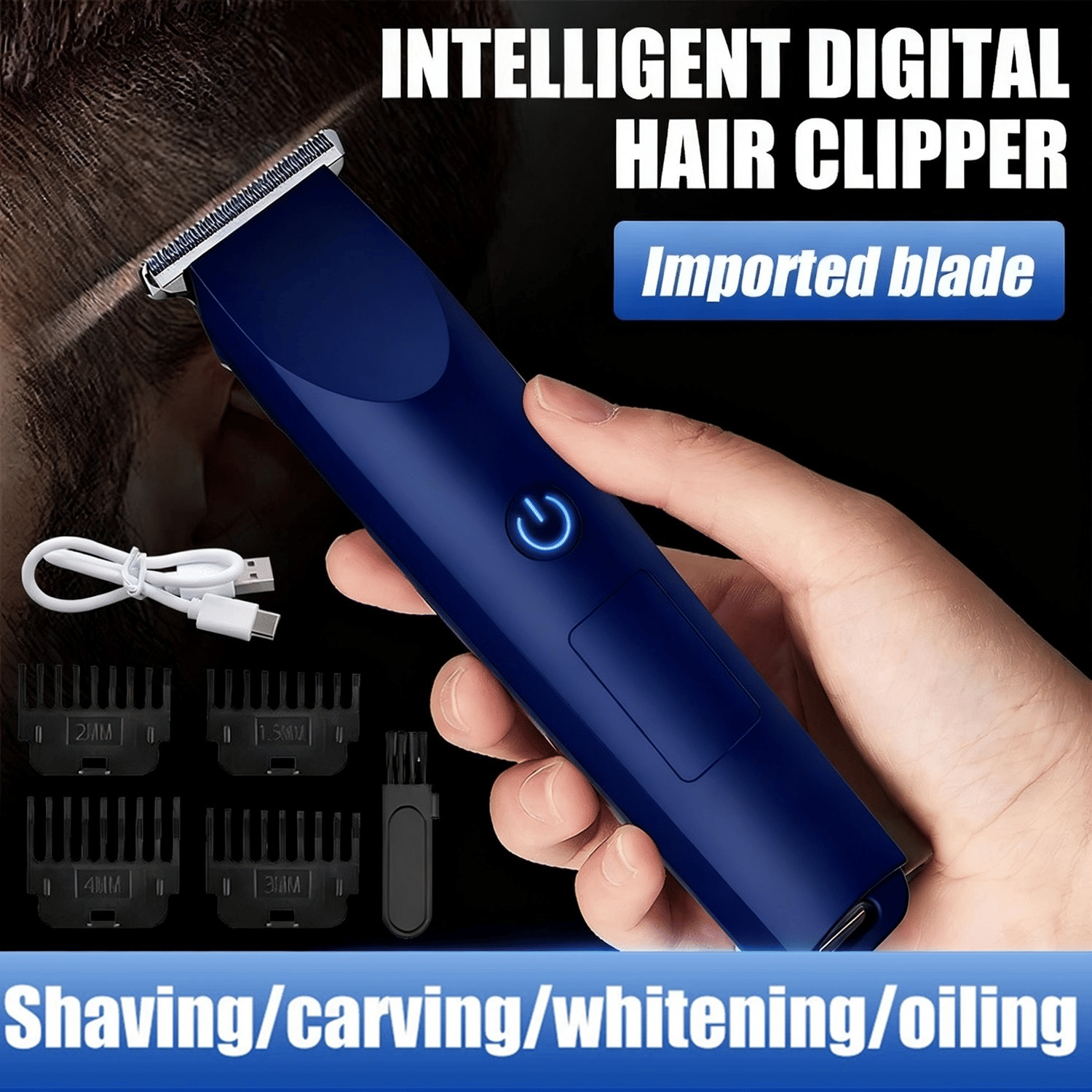 Professional Hair Clippers Trimmer Cutting Beard Cordless Barber Shaving Machine New Era Fashion LLc
