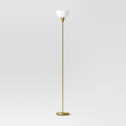 Torchiere Floor Lamp Black Minimalist Standing Light with 3-Way Switch Light Bulbs Not Included New Era Fashion LLc