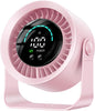 Rechargeable USB Desk Fan for Bedroom, 100 Speeds, 360° Rotation, Wall Mounted Design Small Portable Table Fan with LED Display, Quiet Personal Desktop Cooling Fans for Home Office New Era Fashion LLc