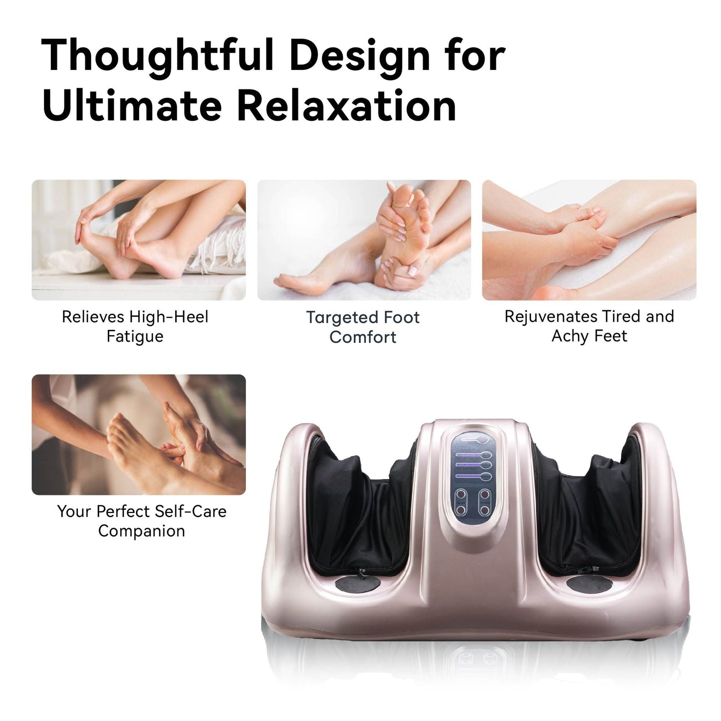Premium Foot Massager with Remote Control – Deep Kneading and Rolling Massage for Feet, Ankles, Calves, and Legs – Pain Relief & Circulation Boost, Perfect Gift for Men, Women, Parents New Era Fashion LLc