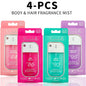 4 Scents Travel-Size Body & Hair Fragrance Mist (1.5 fl oz) - Long-Lasting Fruity & Floral Fragrance for Women, Dates & Gifts New Era Fashion LLc