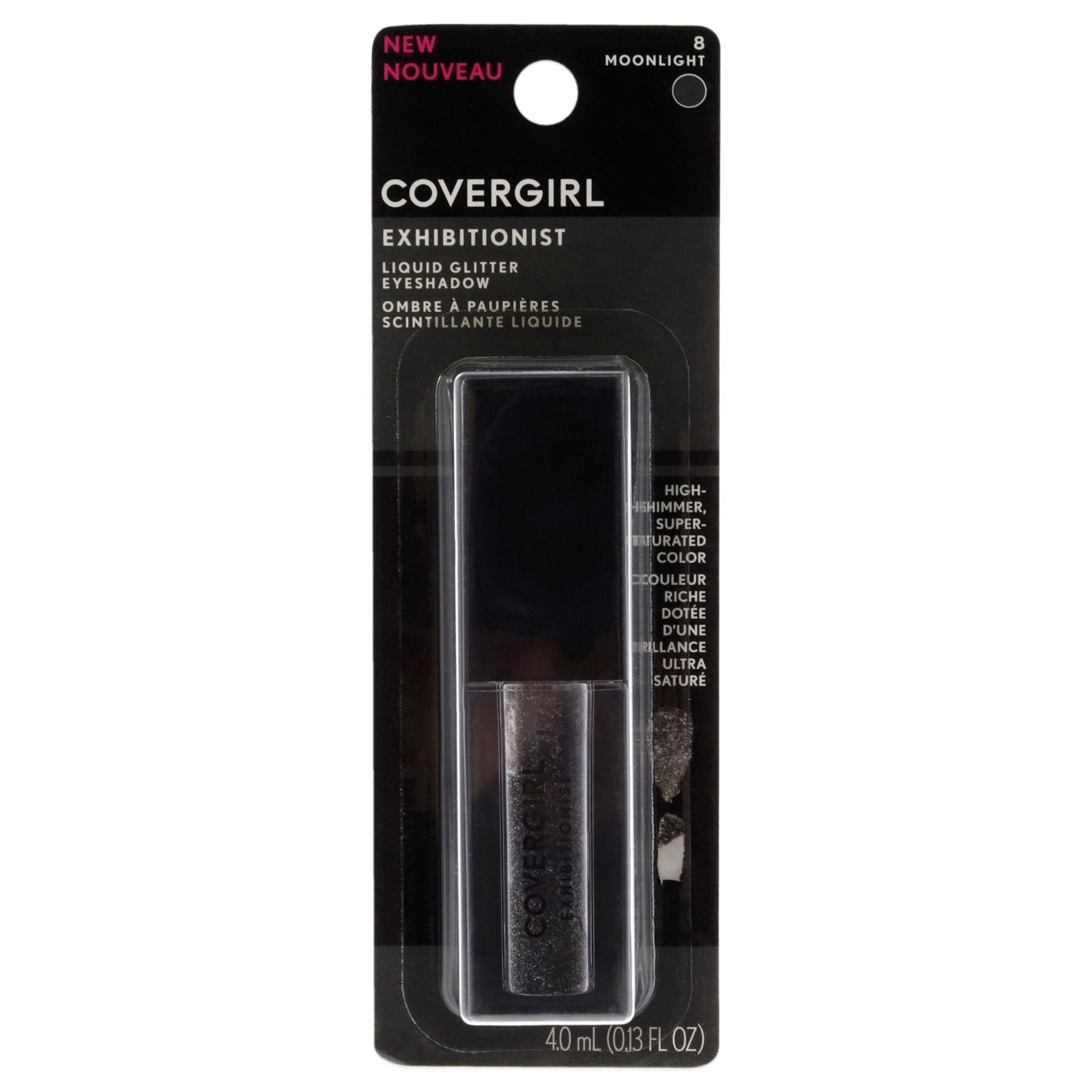 Exhibitionist Liquid Glitter Eyeshadow - 8 Moonlight by CoverGirl for Women - 0.13 oz Eye Shadow New Era Fashion LLc