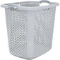 2.5 Bushel Extra Large Plastic Laundry Hamper, Soft Silver, Adult / Tween New Era Fashion LLc
