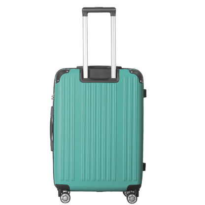 3-Piece Lightweight ABS Hardshell Luggage Set (20", 24", 26") in Fresh Green with Spinner Wheels, TSA Lock, and Adjustable Telescopic Handle - Durable Travel Suitcases New Era Fashion LLc