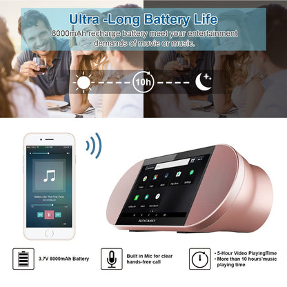 7in Touch Screen Android Tablet PC w/ 25W Wireless Speaker Quad Core Front Camera Micro USB New Era Fashion LLc