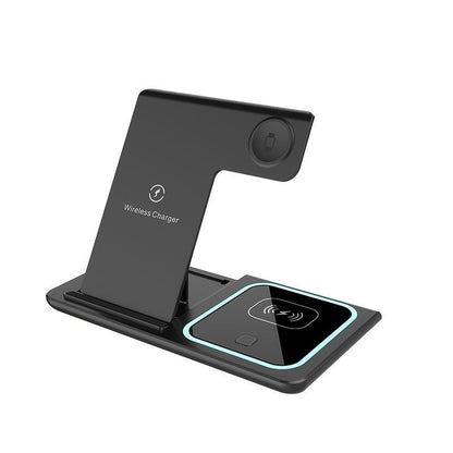 3 In 1 Fast Charging Station; Folding Wireless Charger Stand For IPhone 14; 13; 12; 11/Pro/Max/Mini/Plus; X; XR; XS/Max; SE; 8/Plus; Apple Watch 1-8; Airpods 3/2/Pro New Era Fashion LLc