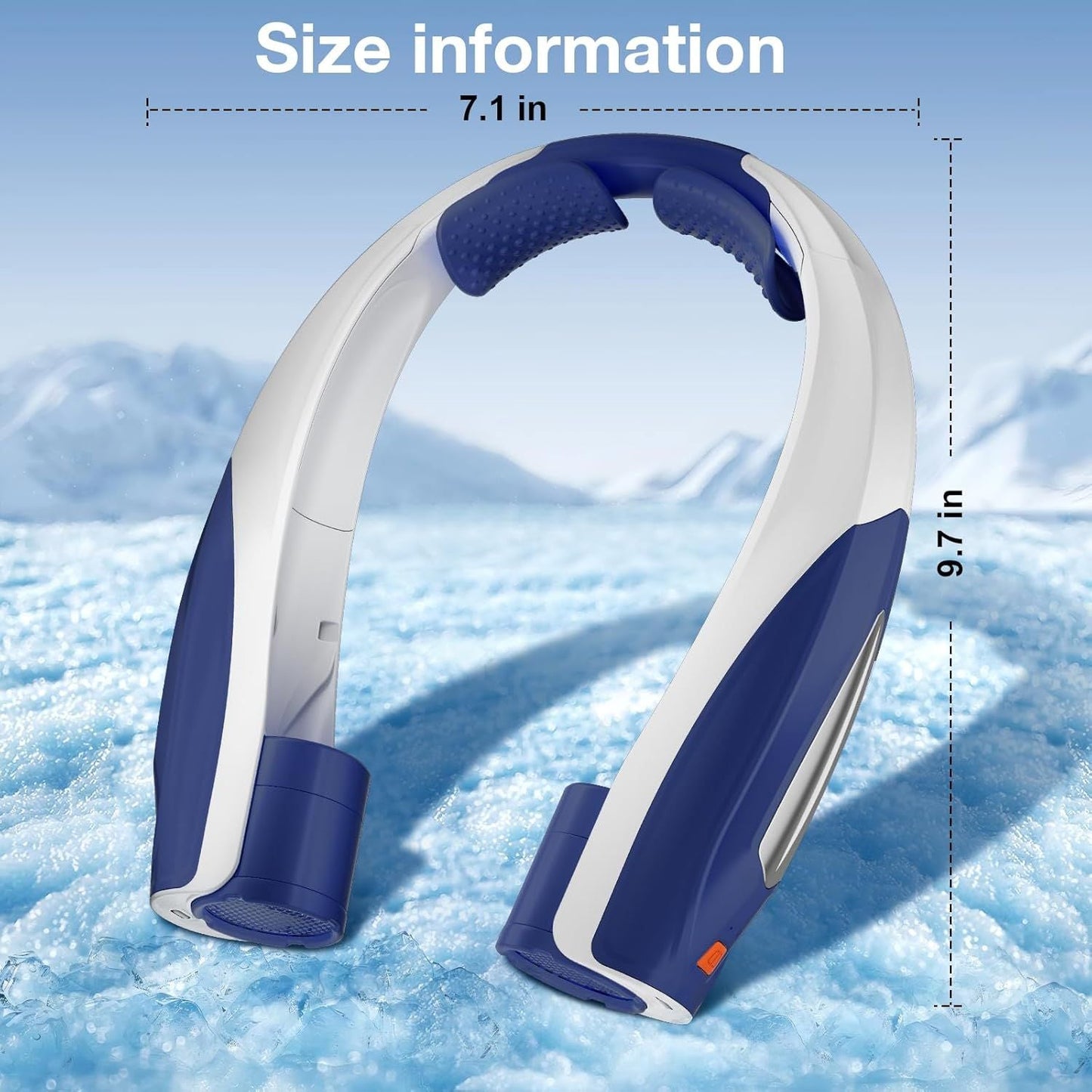 Neck Fan, 6 Speeds Adjustable Portable Personal Fan Rechargeable, Faster Cooling Wearable Fan, Ultra Quiet for Home, Office, Travel, Outdoor New Era Fashion LLc