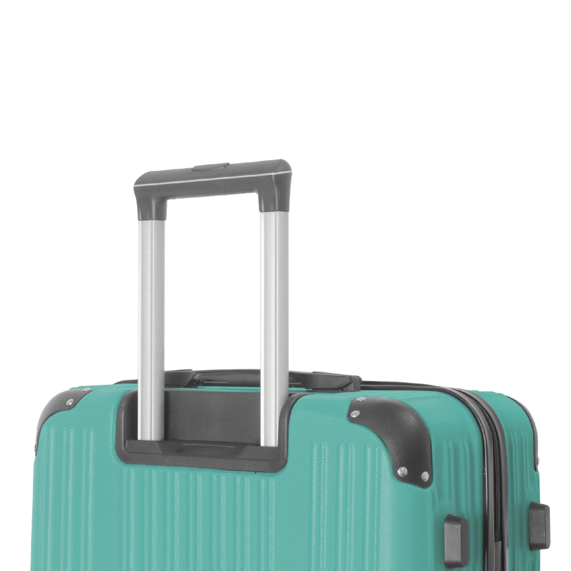 3-Piece Lightweight ABS Hardshell Luggage Set (20", 24", 26") in Fresh Green with Spinner Wheels, TSA Lock, and Adjustable Telescopic Handle - Durable Travel Suitcases New Era Fashion LLc