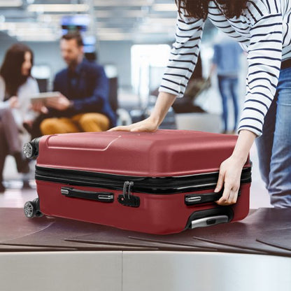 FCH Curved Vertical Stripe 4-in-1 Trolley Case - Retro Red New Era Fashion LLc