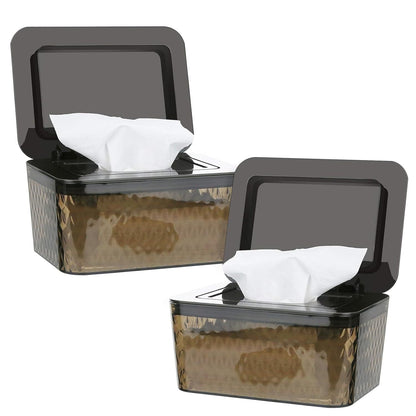 Wipes Dispenser, One-Handed Operation Wipe Holder for Baby & Adult, Seal-Designed Wipes Container for Bathroom Keep Diaper Wipes Fresh New Era Fashion LLc