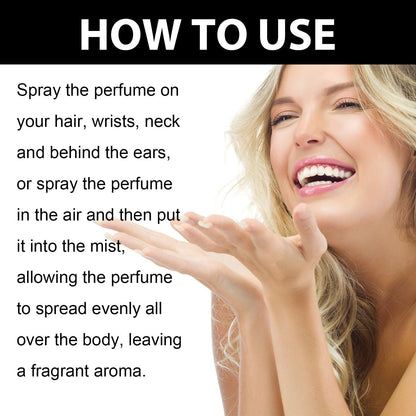 Roxelis Vanilla Jasmine Fragrance Spray, Behind The Ears Neck Wrist Natural Fresh Fragrance Long-Lasting Fragrance New Era Fashion LLc