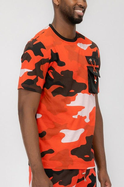 Weiv Full Camo Short Sleeve TShirt New Era Fashion LLc