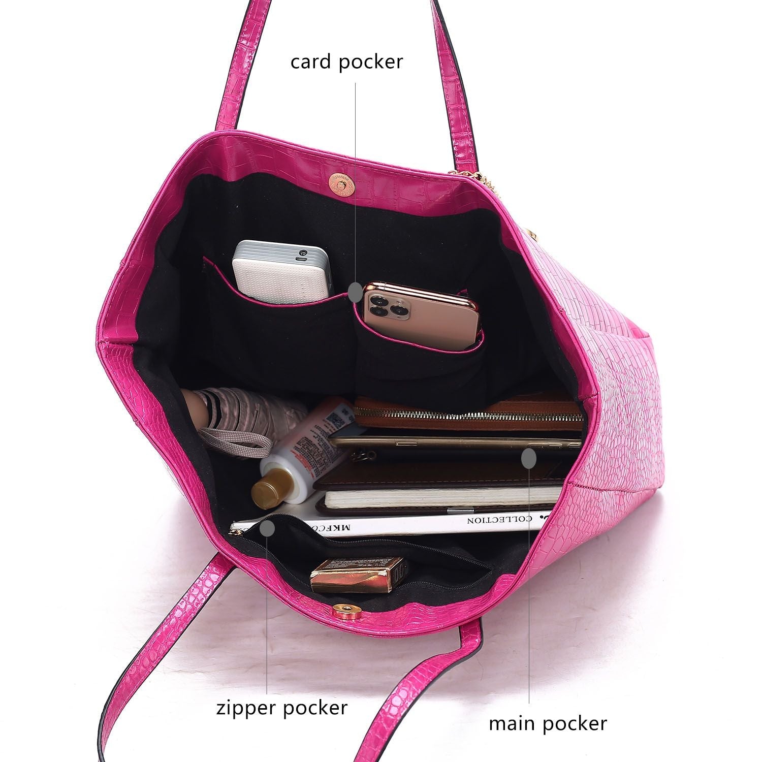 MKF Collection Sadie Oversize Tote Bag & Wallet Set by Mia K New Era Fashion LLc