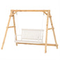 770lbs Porch Swing Frame, Heavy Duty A-Frame Hanging Chair Stand Only with Reinforced Bars for Porch, Garden, Backyard New Era Fashion LLc