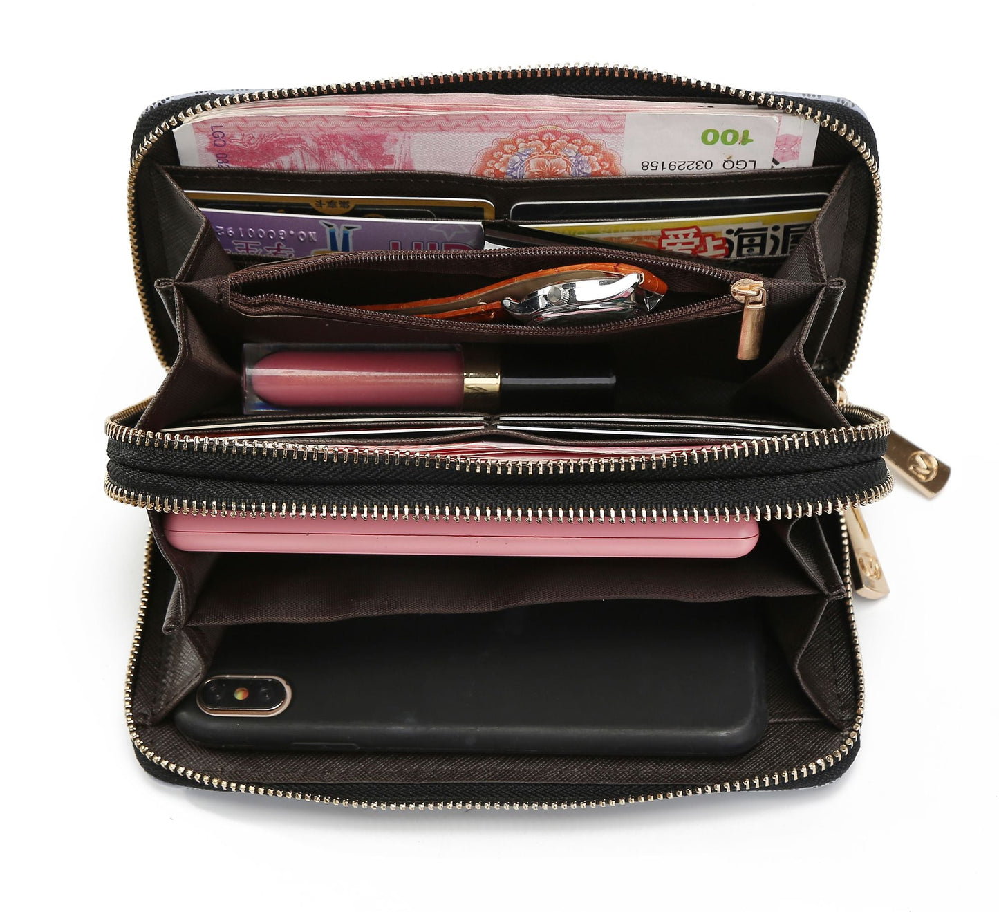 MKF Collection Hofstra M Signature Wallet Wristlet by Mia k New Era Fashion LLc