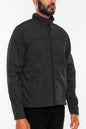 Mens Solid Soft Shell Storm Tech Jacket Coat New Era Fashion LLc