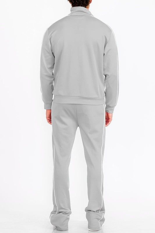 Men's Athletic Side Pipe Track Jacket for Performance and Style New Era Fashion LLc