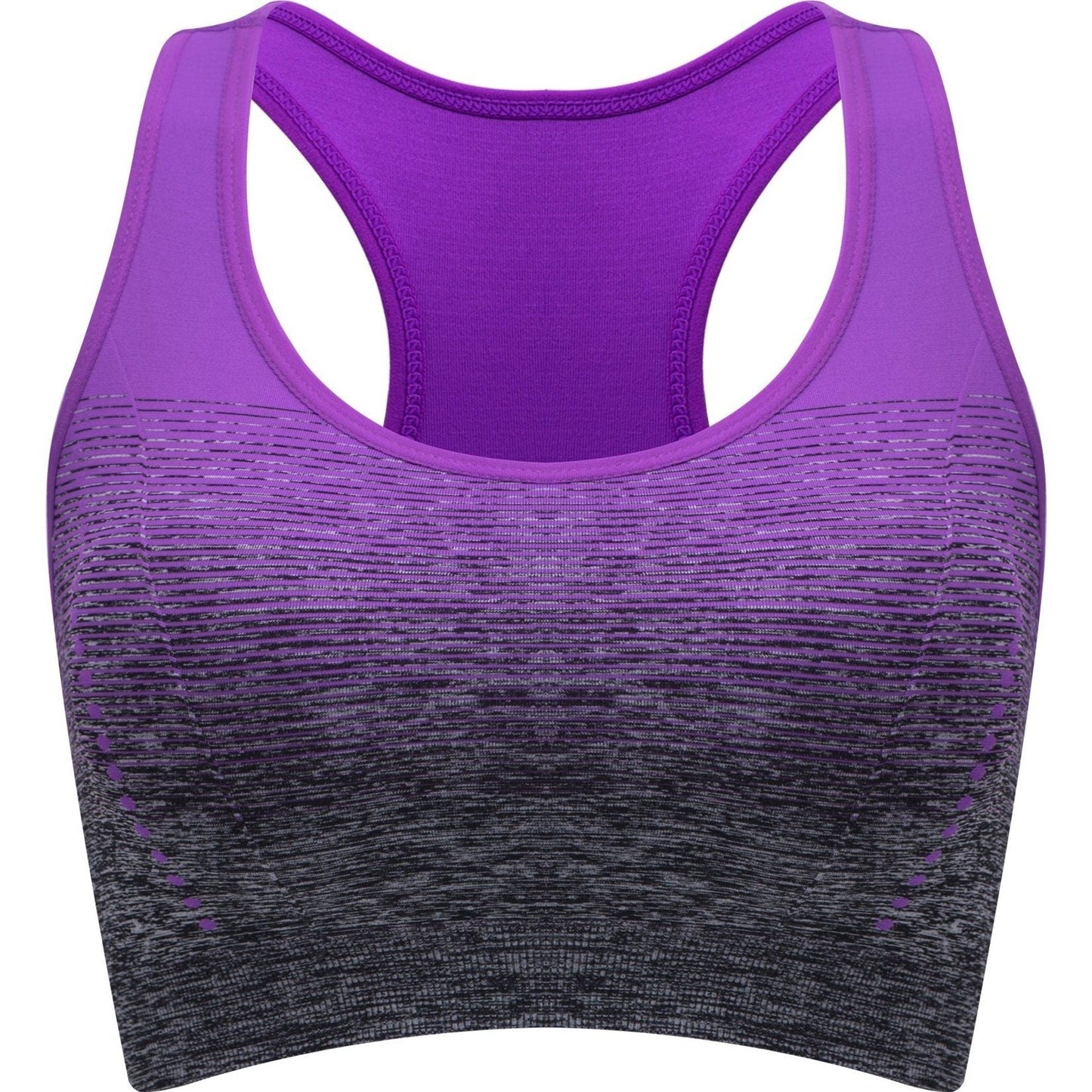 1pc/2pcs/3pcsMedium Support Two Tone Racer Back Sports Bra, Fitness Workout Running Yoga Bra New Era Fashion LLc