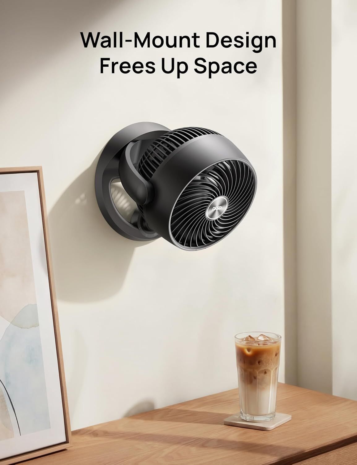 Fan for Bedroom, 12 Inches, 70ft Powerful Airflow, 25db Quiet Table Air Circulator Fans for Whole Room, 120° Adjustable Tilt, 3 Speeds, Desktop Fan for Home, Office, Kitchen New Era Fashion LLc