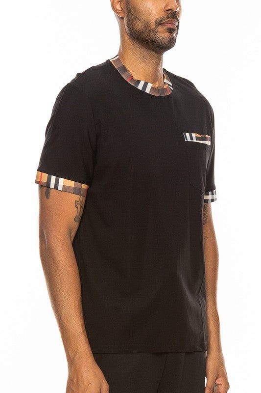 Checkered Short Sleeve Tee New Era Fashion LLc
