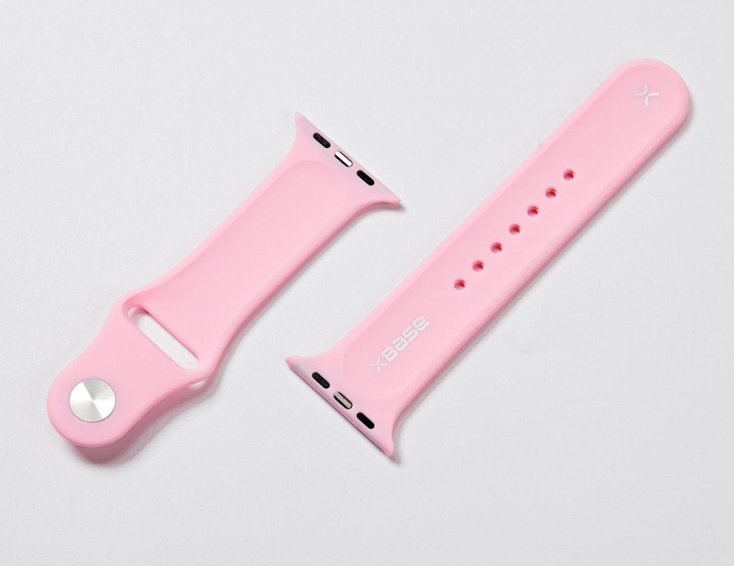 White Silicone Watch Band Made for Apple Watch - Large (42/44/45/49mm) New Era Fashion LLc