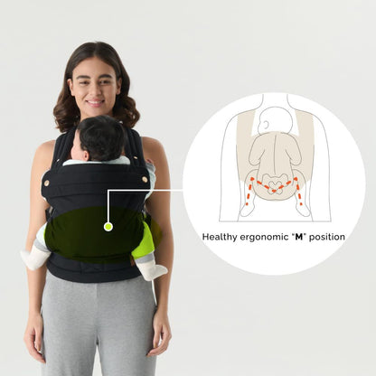 Ergonomic Baby Carrier Newborn to Toddler, Lightweight & Breathable Cotton Infant Carrier for Hands Free Comfort New Era Fashion LLc