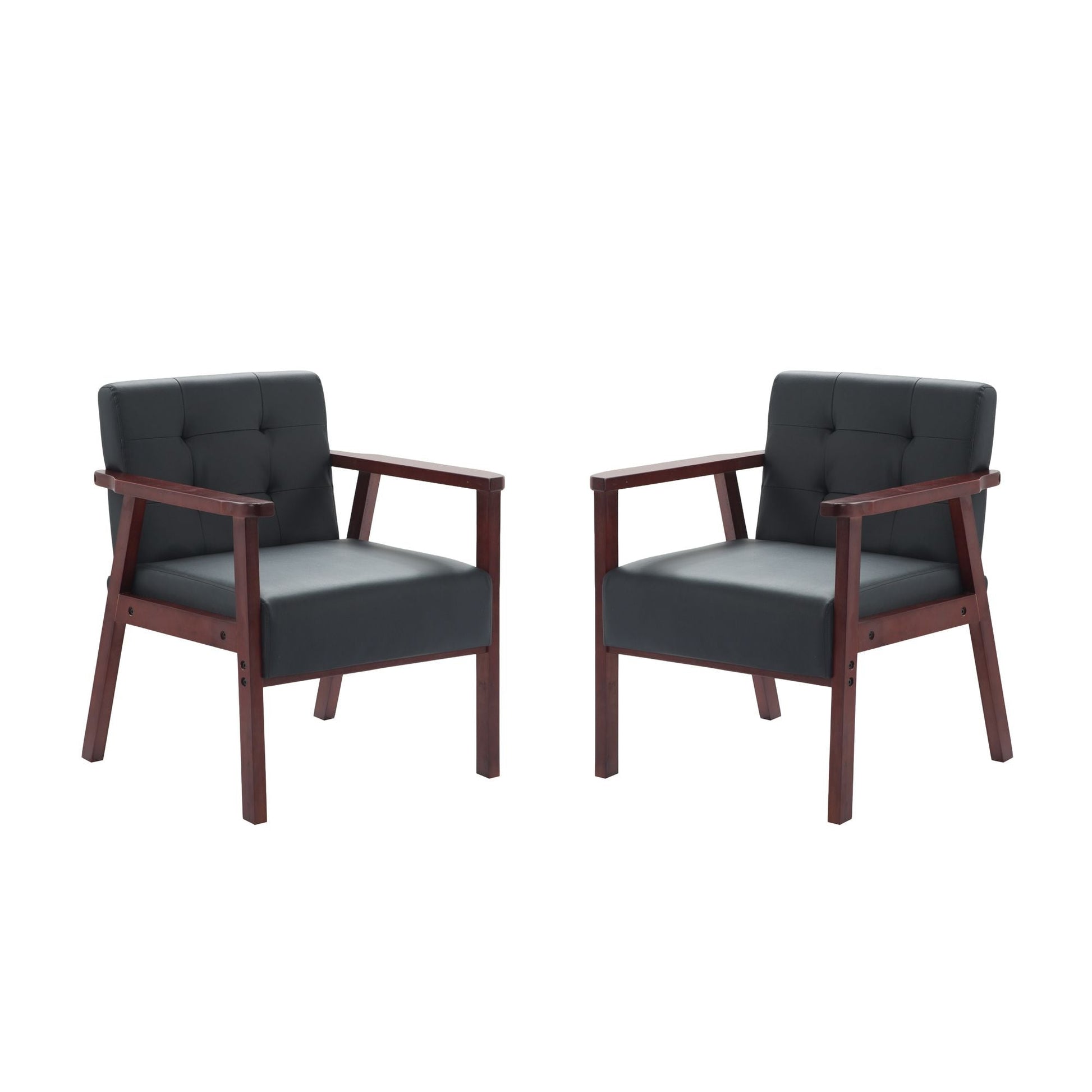 Wood Frame Accent Armchair New Era Fashion LLc