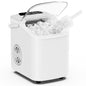 Desktop ice maker, with movable handle, can produce 9 ice balls in 6 to 8 minutes, equipped with a basket and a spoon New Era Fashion LLc