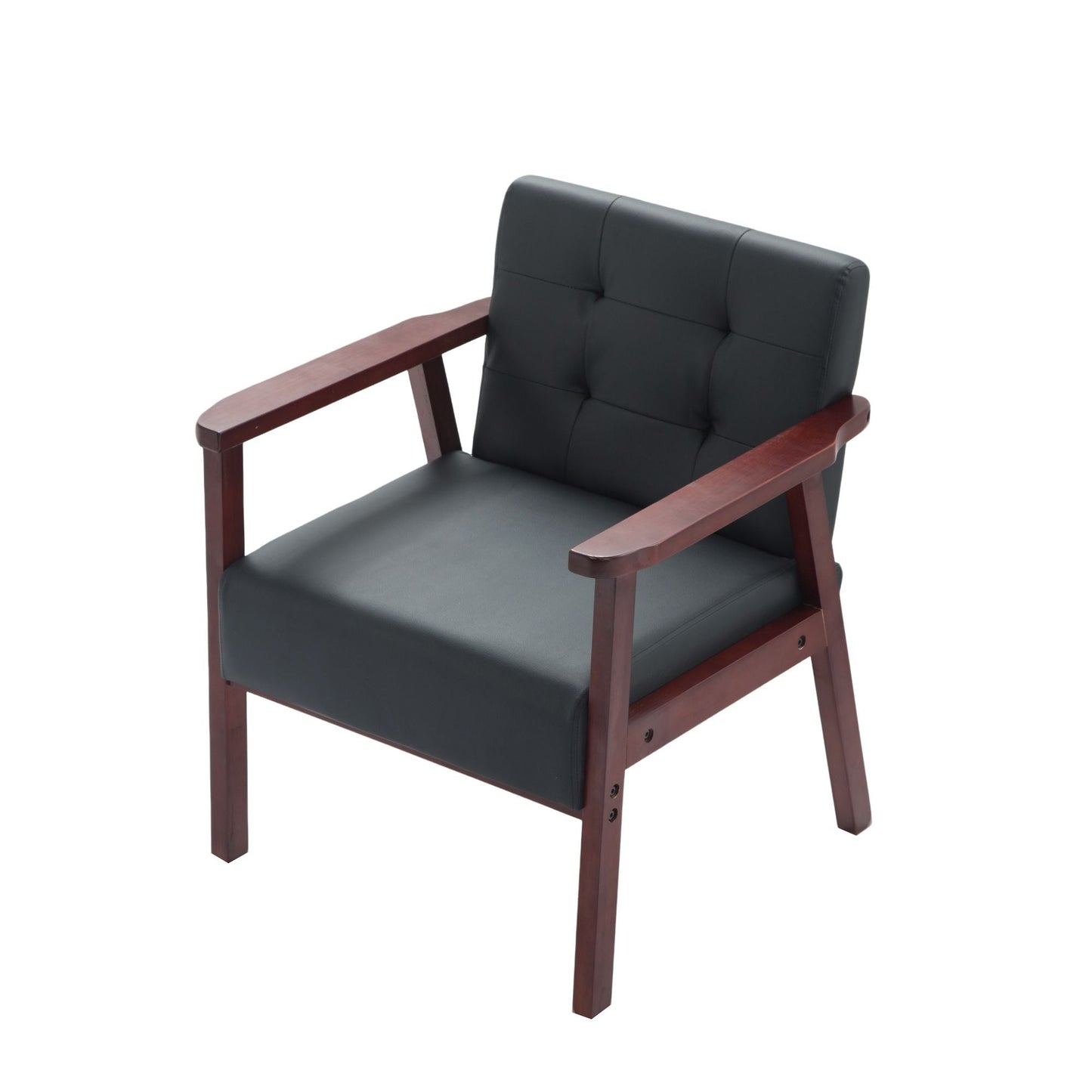 Wood Frame Accent Armchair New Era Fashion LLc