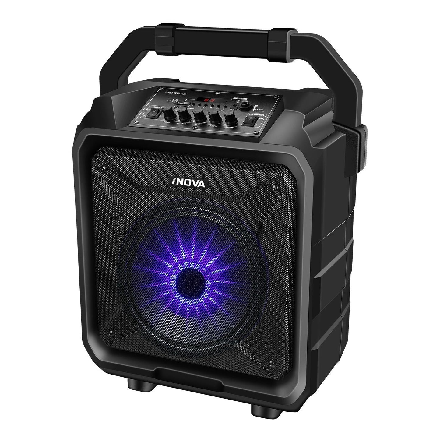 Portable Wireless Party Speaker with Disco Lighting New Era Fashion LLc