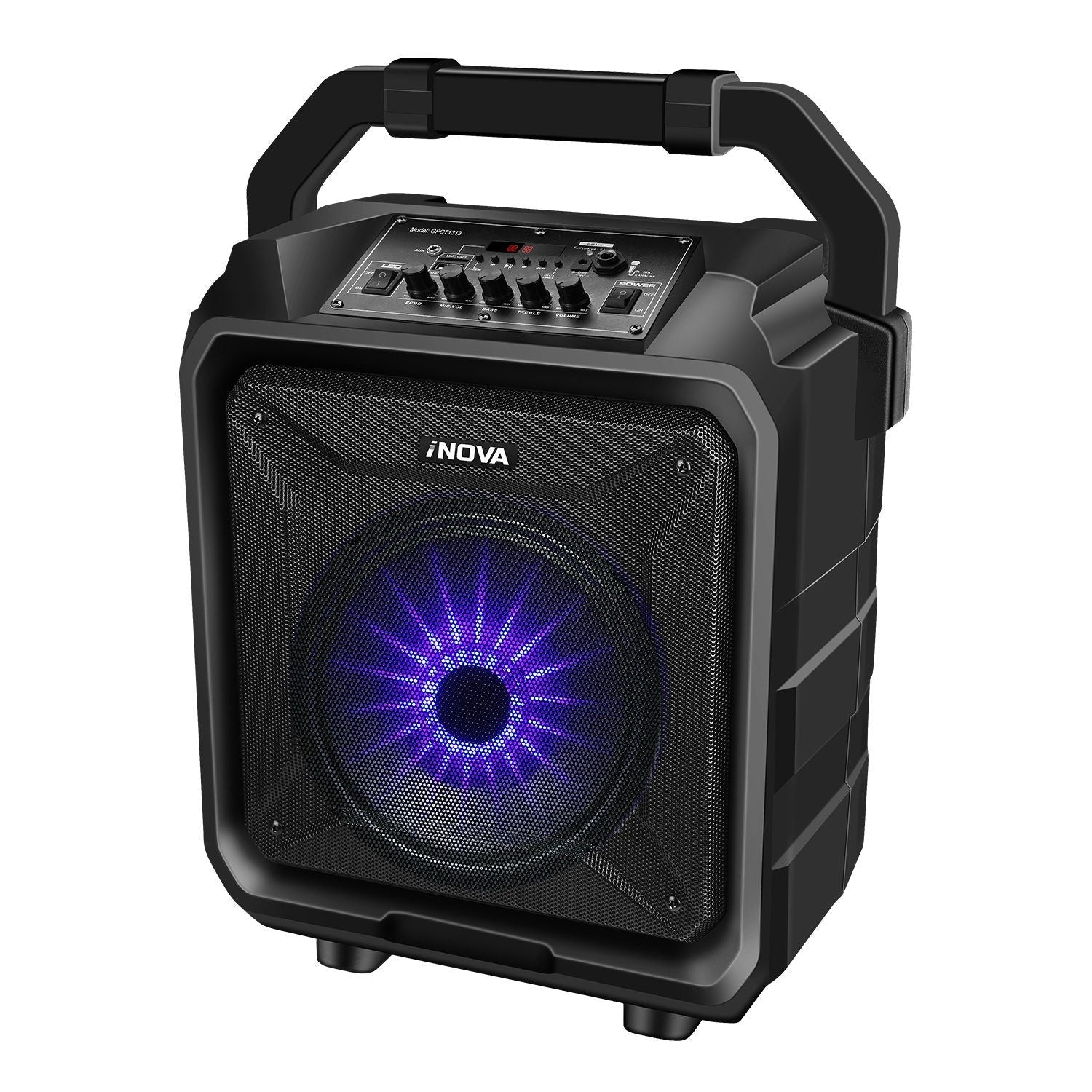 Portable Wireless Party Speaker with Disco Lighting New Era Fashion LLc