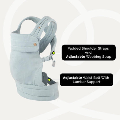 Ergonomic Baby Carrier Newborn to Toddler, Lightweight & Breathable Cotton Infant Carrier for Hands Free Comfort New Era Fashion LLc