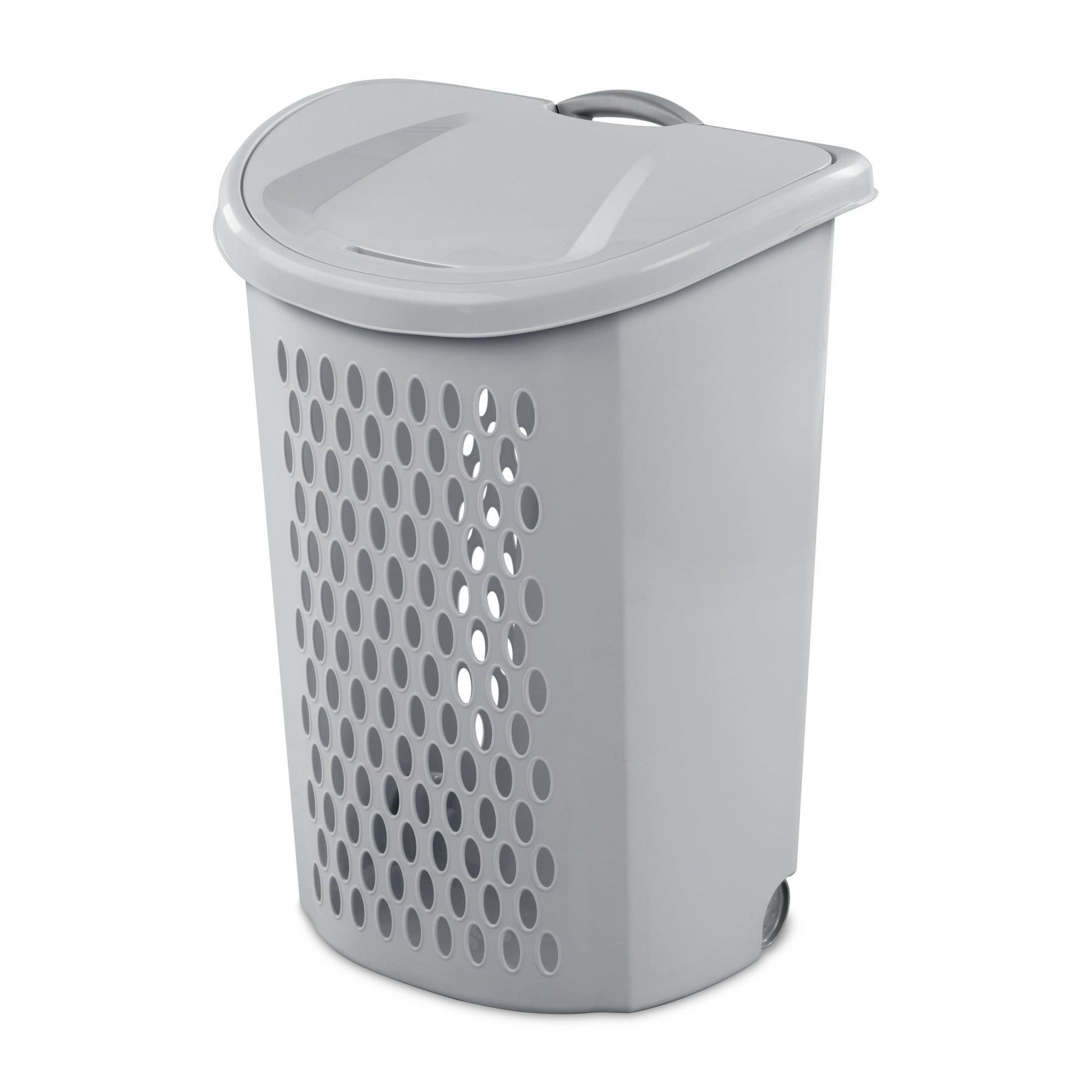 Ultra™ Wheeled Hamper, Plastic Laundry Hamper with Wheels for Easy Transport, Gray New Era Fashion LLc