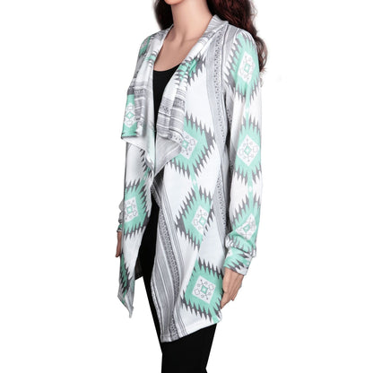Women Open Front Cardigan Long Sleeve Shawl Neck Breathable Cardigan Well Collection New Era Fashion LLc