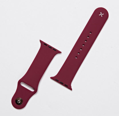 White Silicone Watch Band Made for Apple Watch - Large (42/44/45/49mm) New Era Fashion LLc