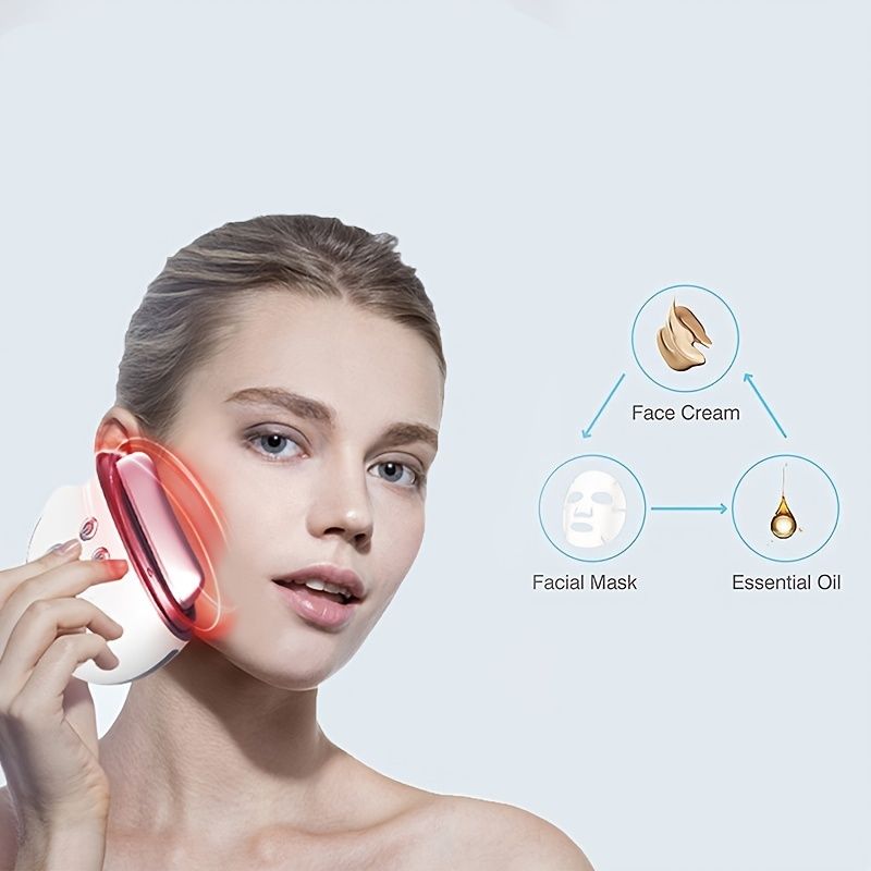 1pc Electric Gua Sha Facial Tools; Face Scraping Massager With 9 Modes; Skin Care Tool For Anti-Aging; Improve Facial Contour New Era Fashion LLc
