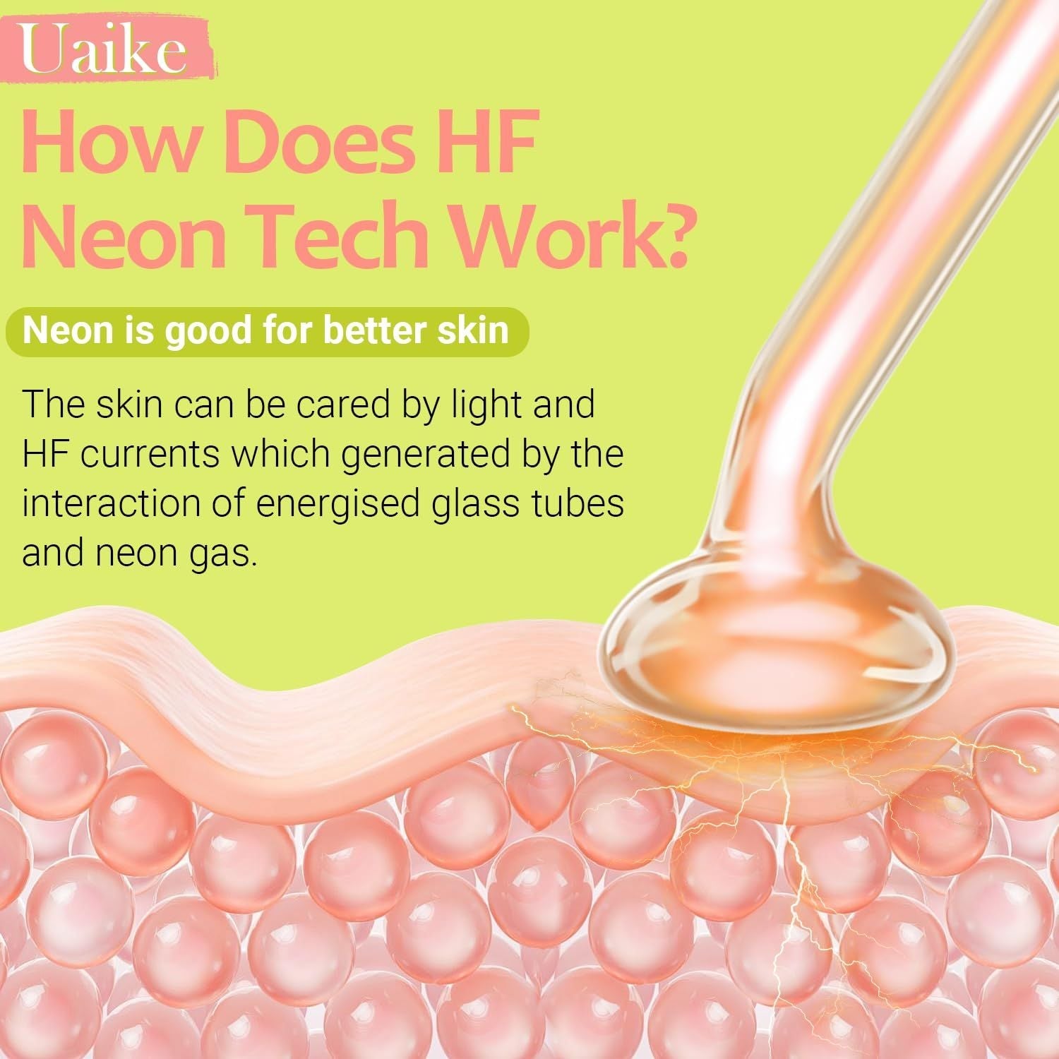 High Frequency Wand 'C Violet Portable Skin Therapy Machine for Anti-Aging - Skin Tightening - Wrinkle Reducing - Dark Circles - 4 in 1 New Era Fashion LLc