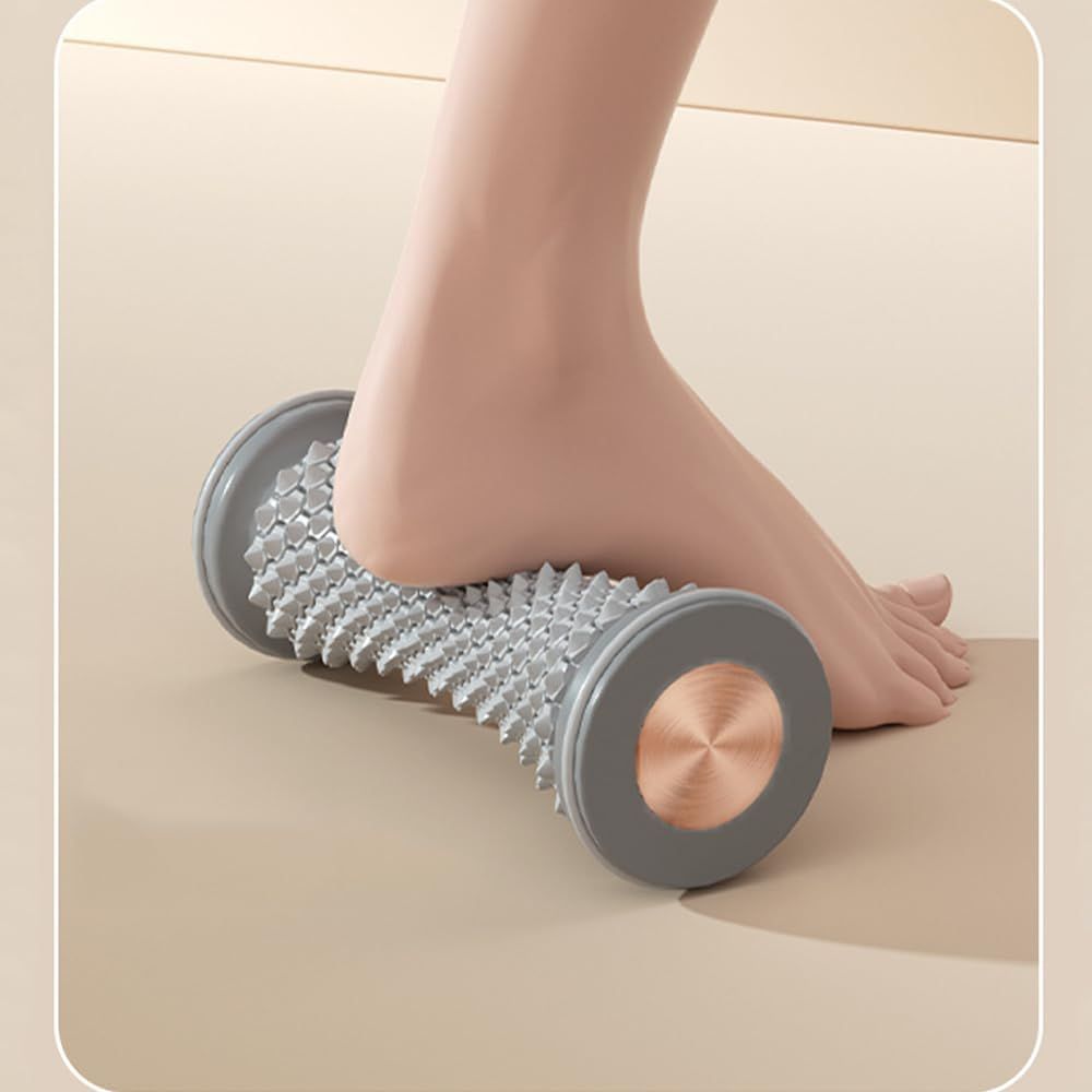 Foot Massage Roller Manual Trainer for Relieve Plantar Fasciitis Heel & Foot Arch Pain and Deep Tissue Massage Multi-Functional Feet Massages Trigger Point Therapy Reflexology Tool New Era Fashion LLc